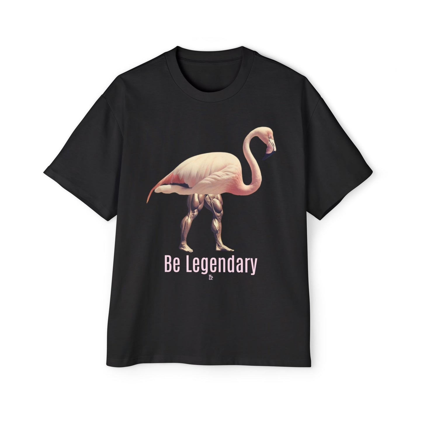 "Be Legendary" Flamingo Oversize Tee