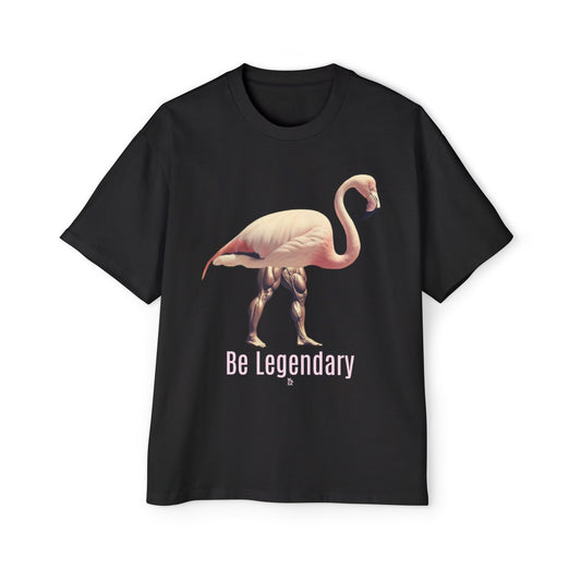 "Be Legendary" Flamingo Oversize Tee