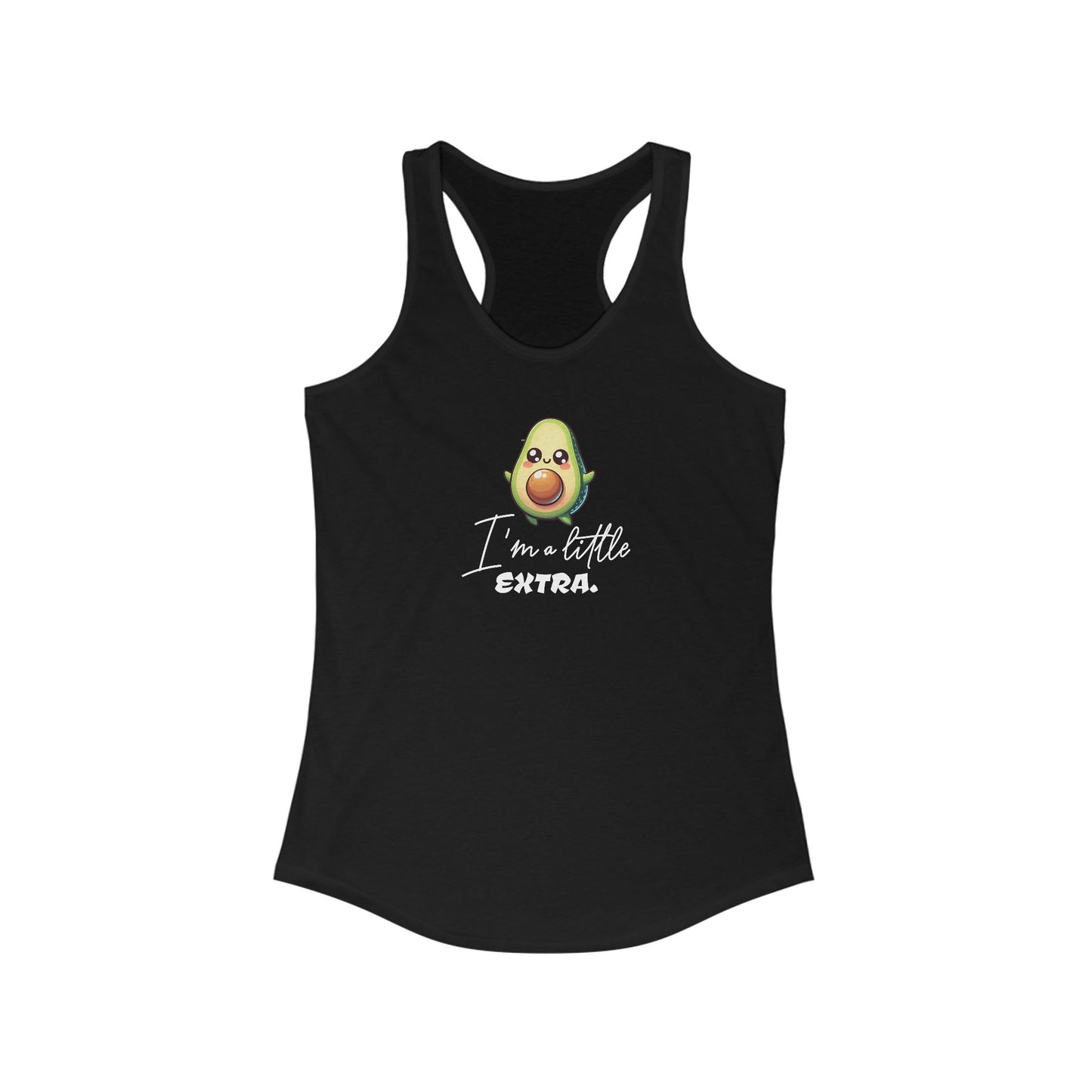 Funny Avocado Racerback Tank Top
