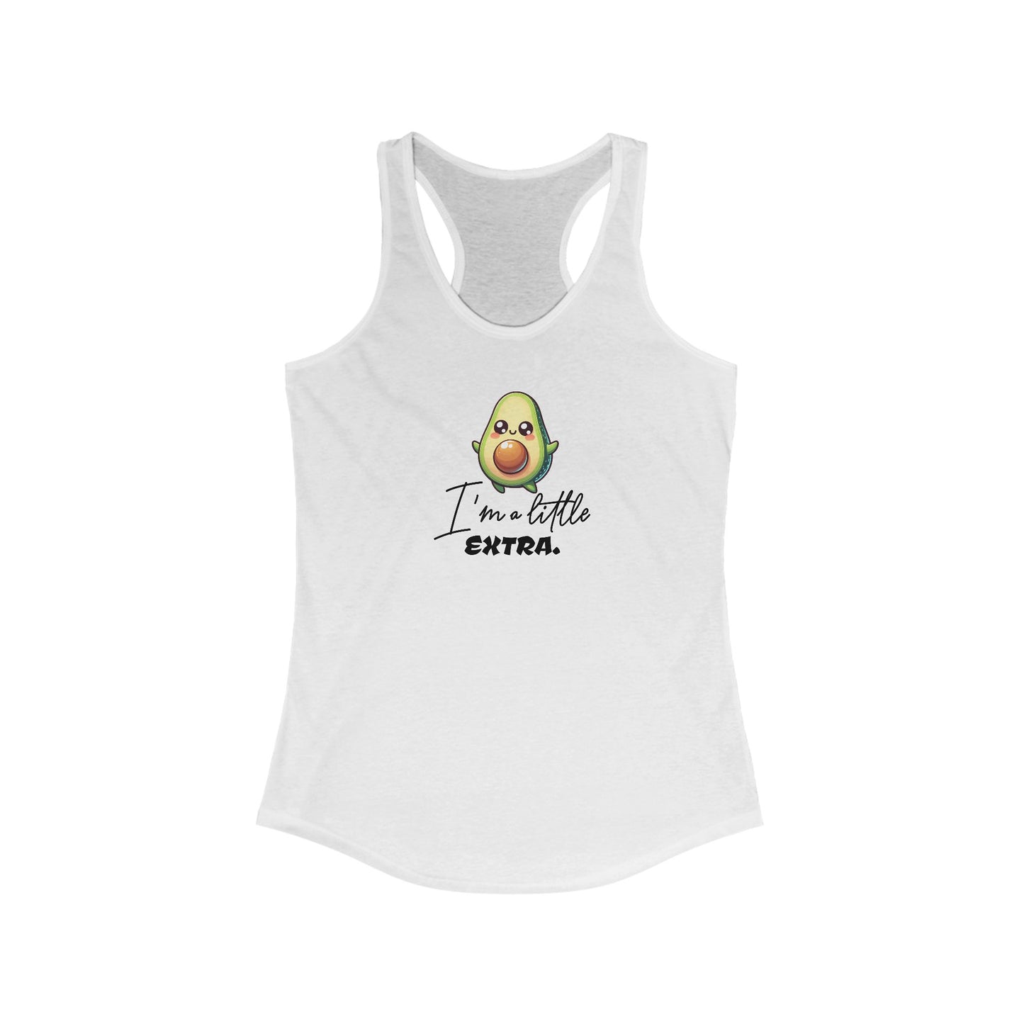 Funny Avocado Racerback Tank Top