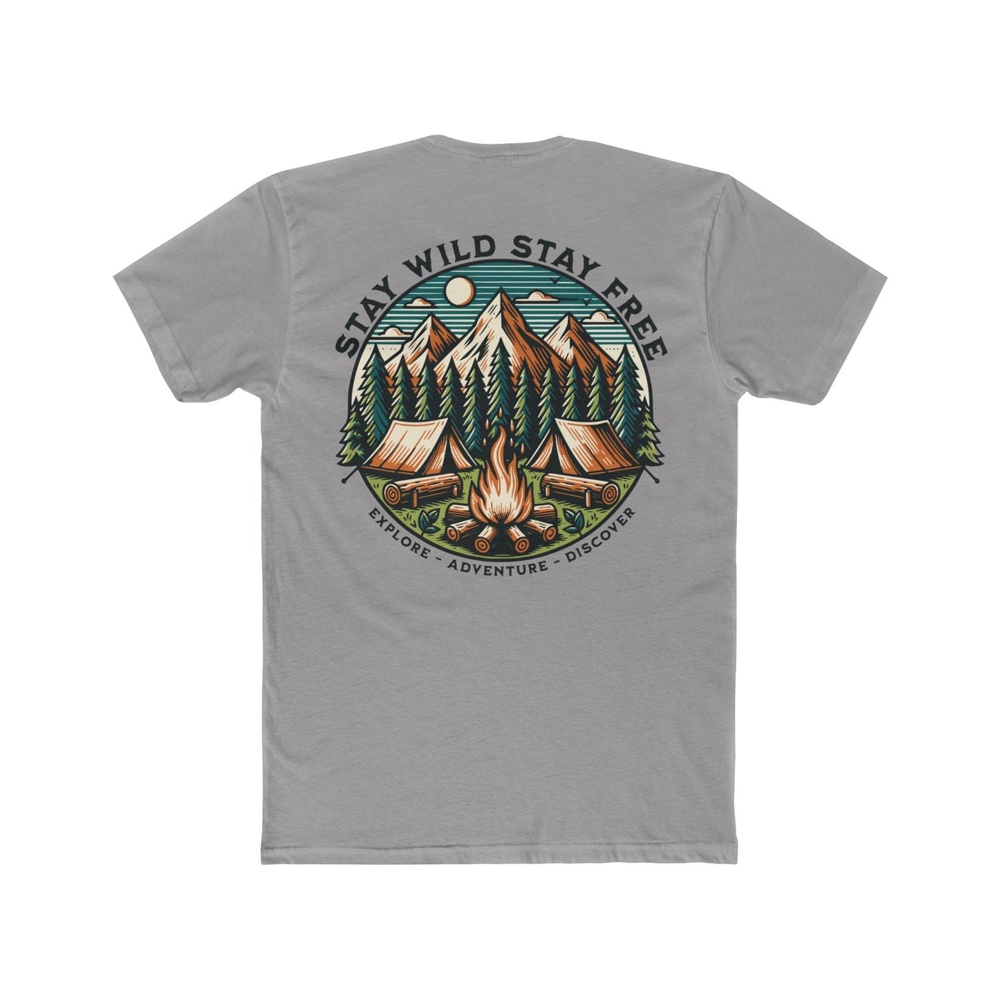 "Stay Wild Stay Free" Cotton Everyday Tee