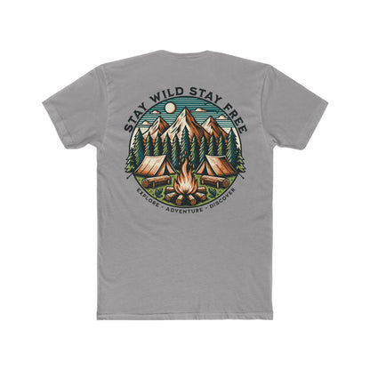 "Stay Wild Stay Free" Cotton Everyday Tee