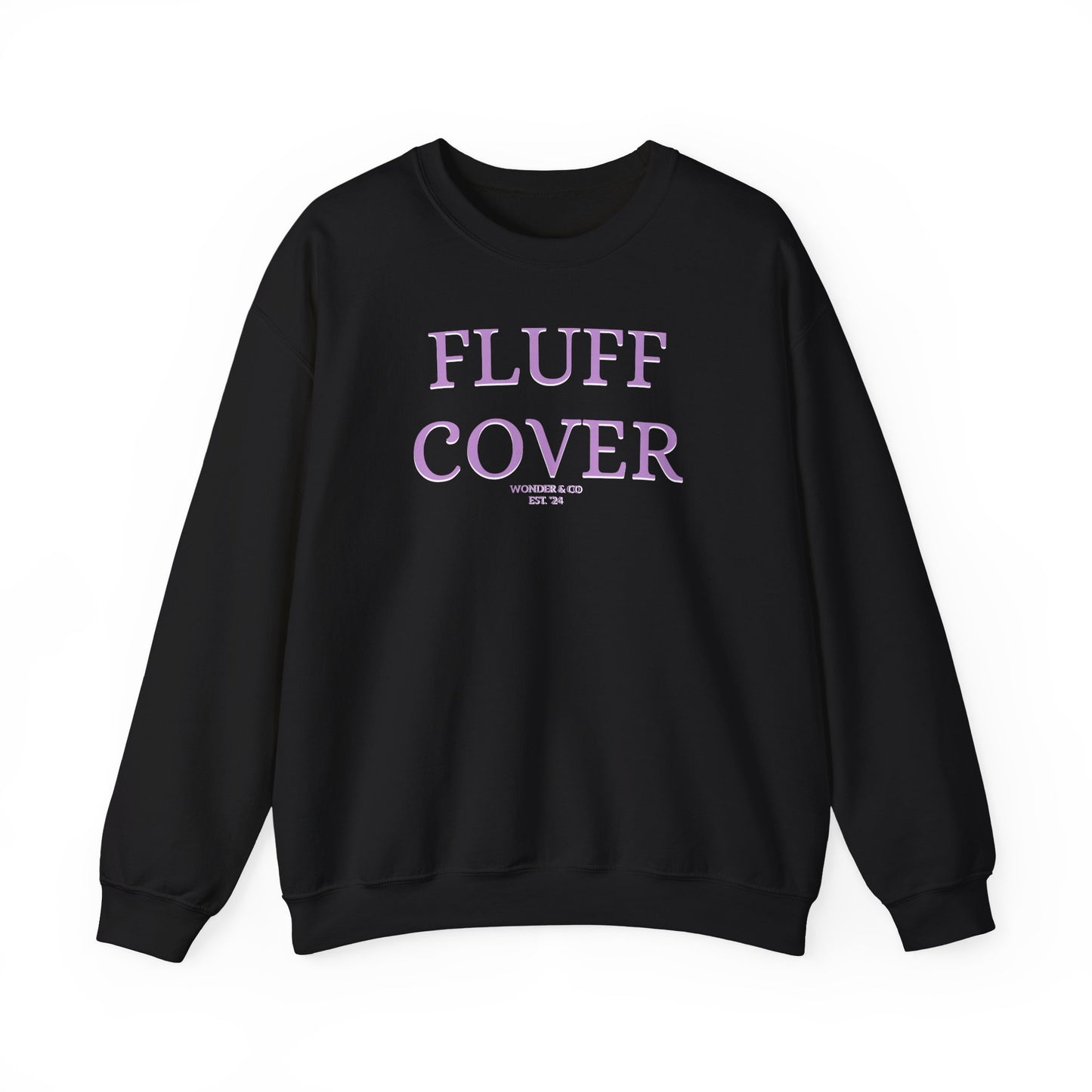 Funny "Fluff Cover" Cotton Crewneck Sweatshirt