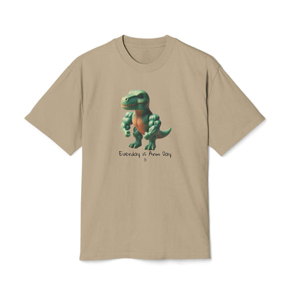 "Everyday is Arm Day" Funny Oversize Cotton Tee
