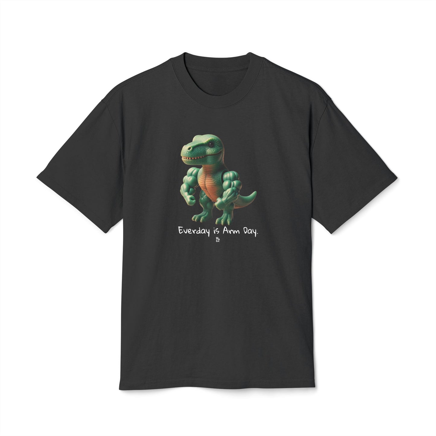 "Everyday is Arm Day" Funny Oversize Cotton Tee