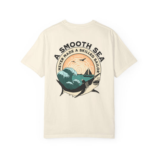 "A Smooth Sea" Graphic Cotton Tee