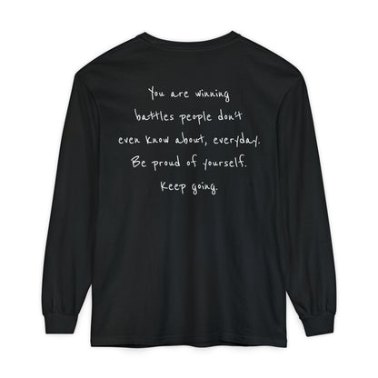 "You Are Winning" Cotton Long Sleeve Shirt