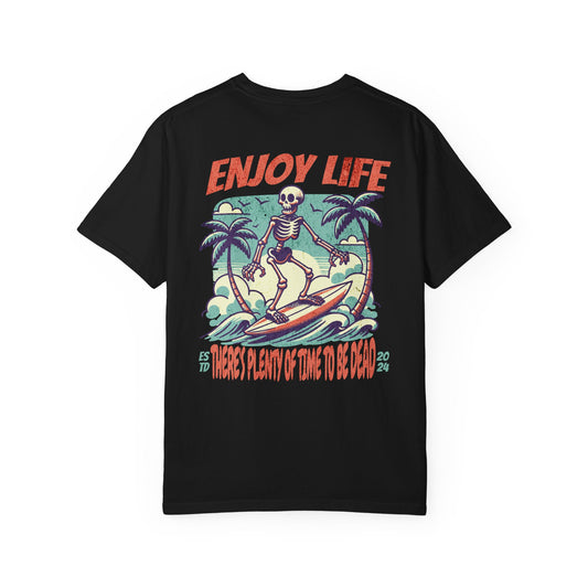 "Enjoy Life" Graphic Cotton Tee