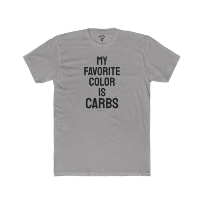 "My Favorite Color is Carbs" Unisex Cotton Crew Shirt