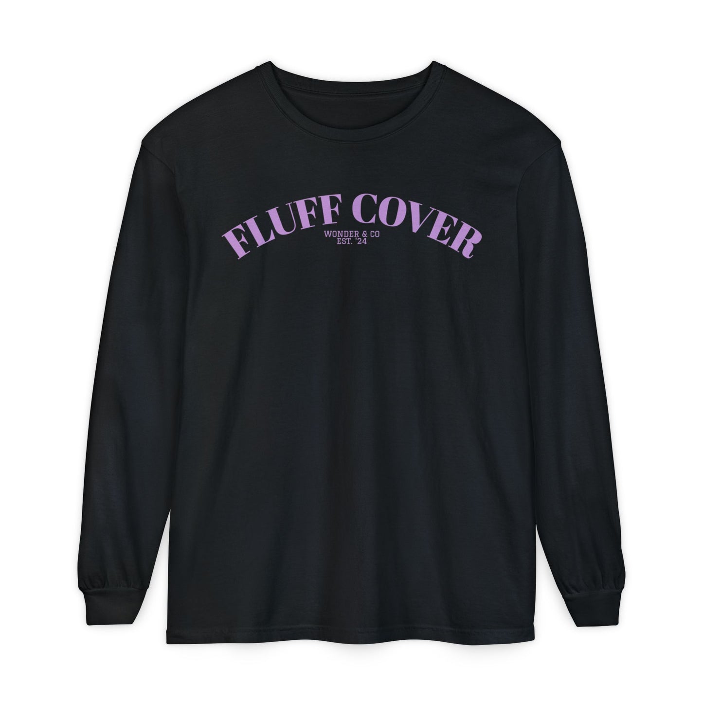 "Fluff Cover" Cotton Long Sleeve Tee
