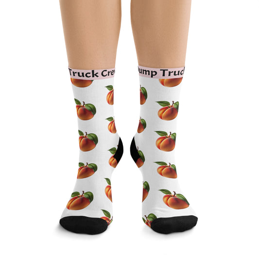 Peaches Glute Day Socks