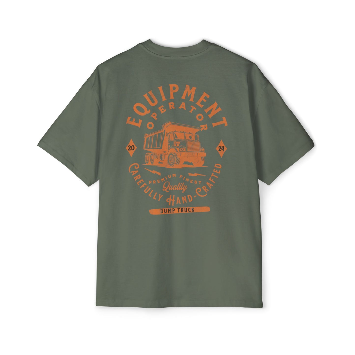 "Dump Truck Operator" Funny Oversized Cotton Tee