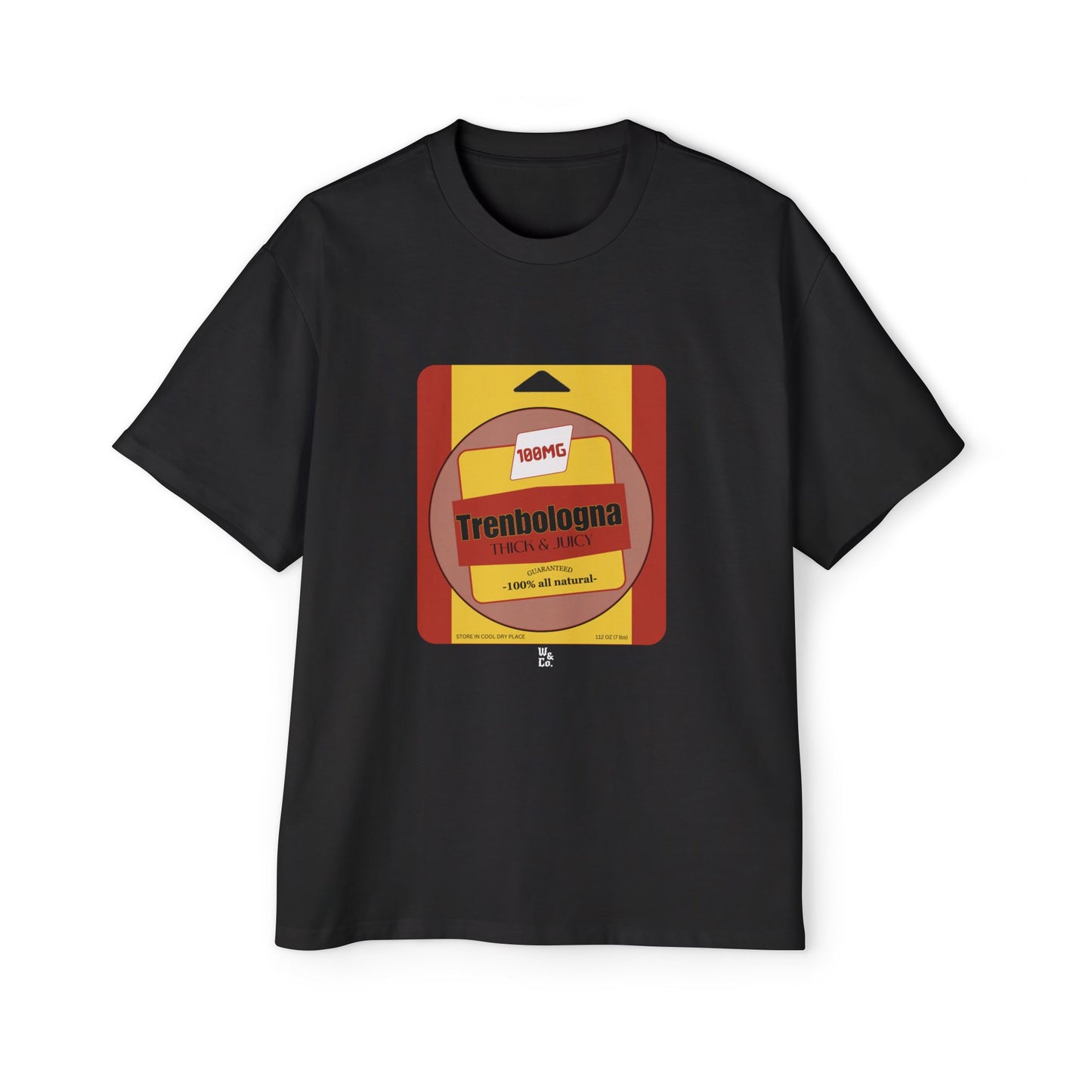 "Trenbologna " Funny Oversize Cotton T-Shirt