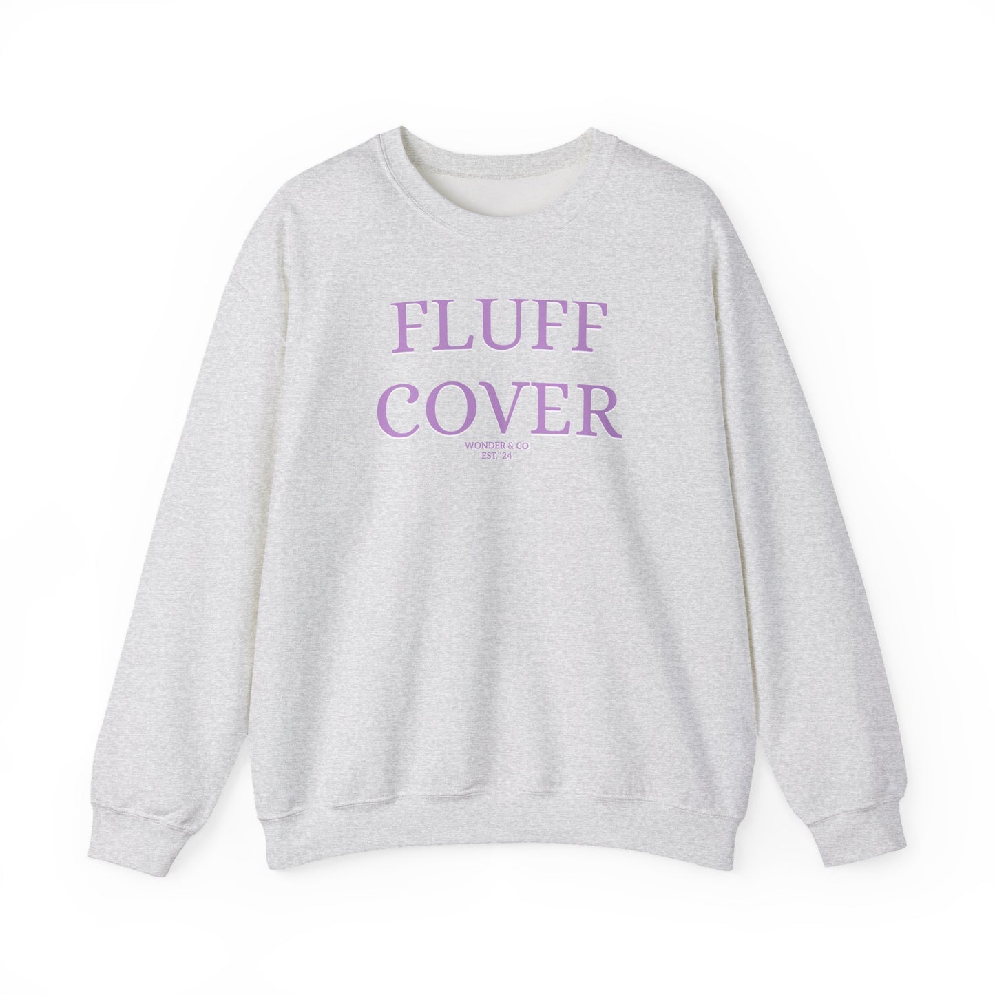 Funny "Fluff Cover" Cotton Crewneck Sweatshirt