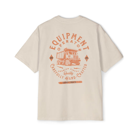 "Dump Truck Operator" Funny Oversized Cotton Tee