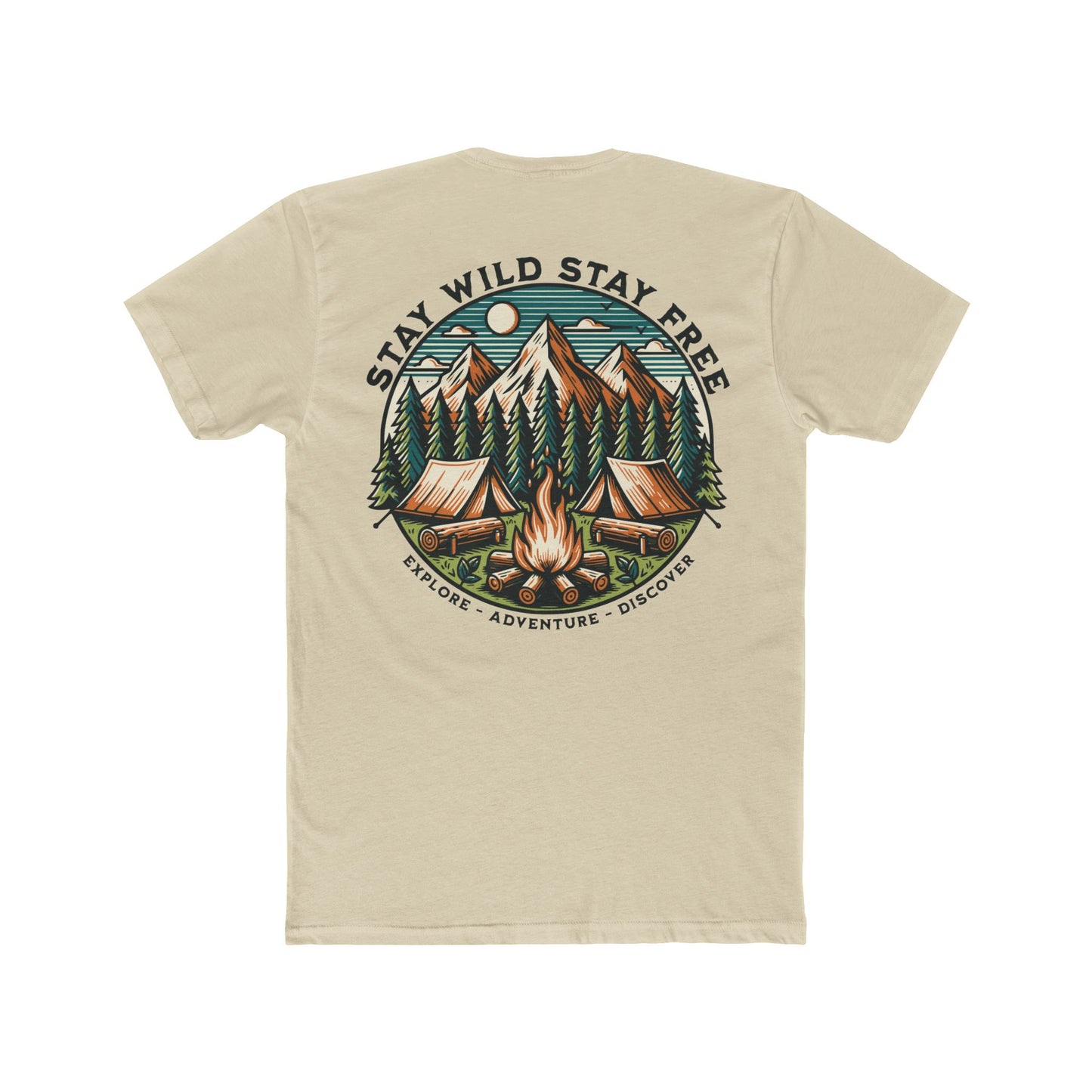 "Stay Wild Stay Free" Cotton Everyday Tee