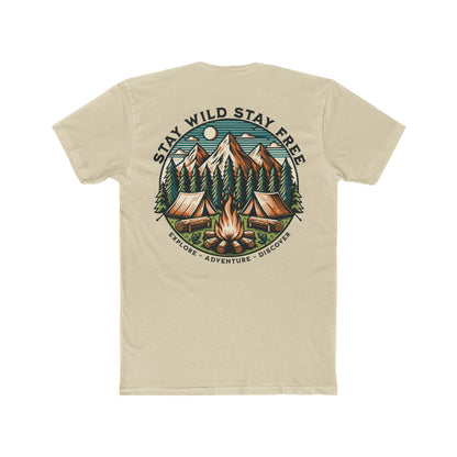 "Stay Wild Stay Free" Cotton Everyday Tee