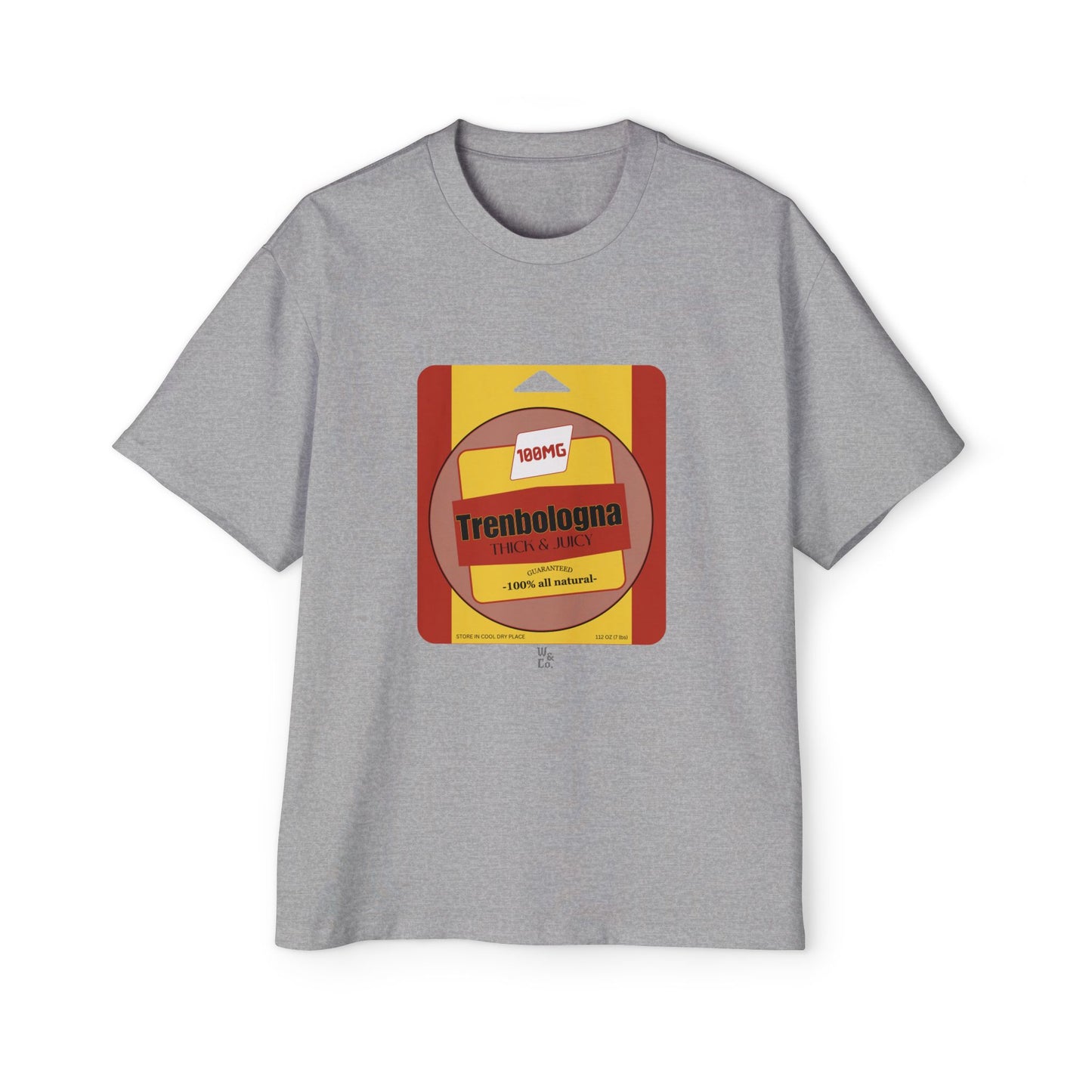 "Trenbologna " Funny Oversize Cotton T-Shirt