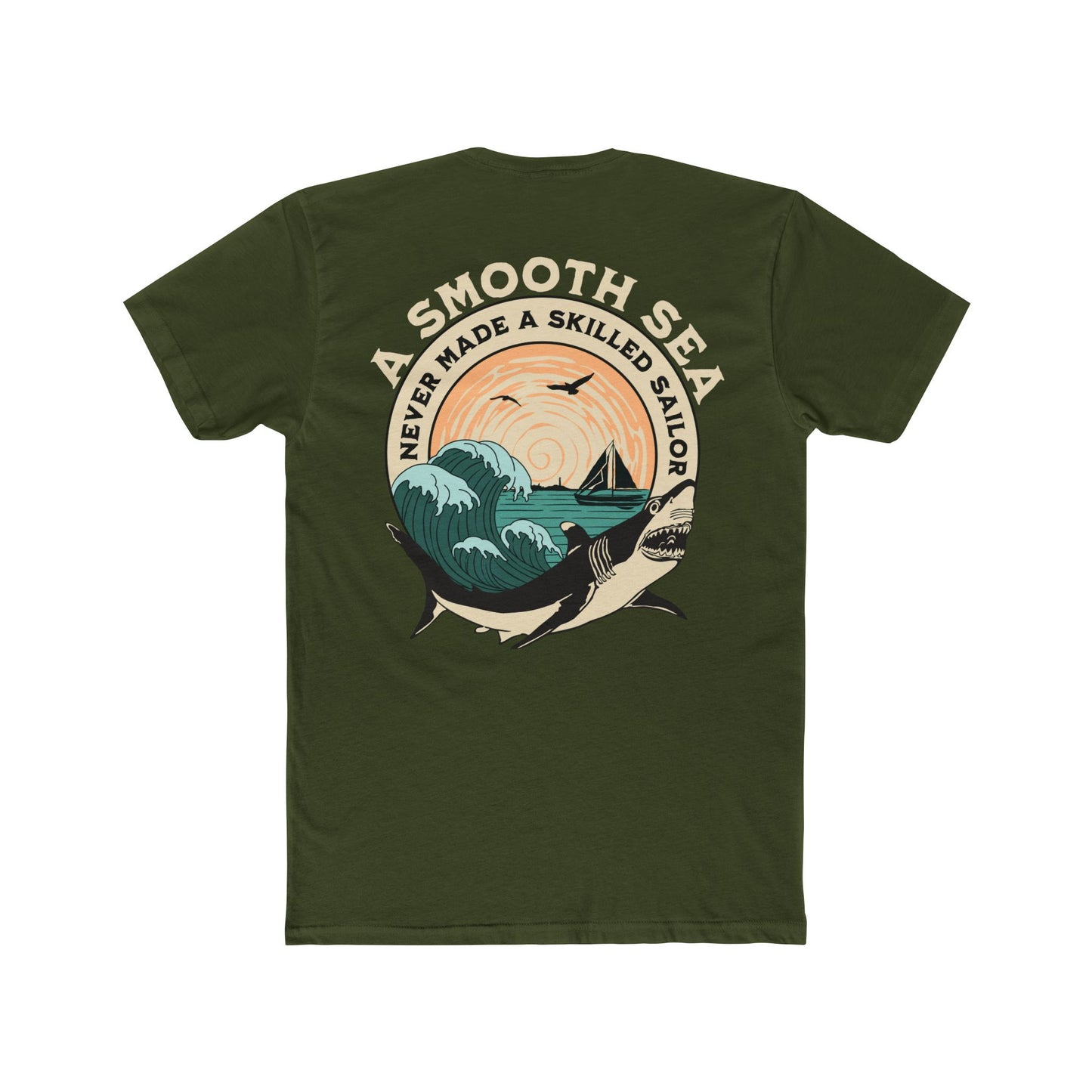 "A Smooth Sea" Cotton Everyday Tee