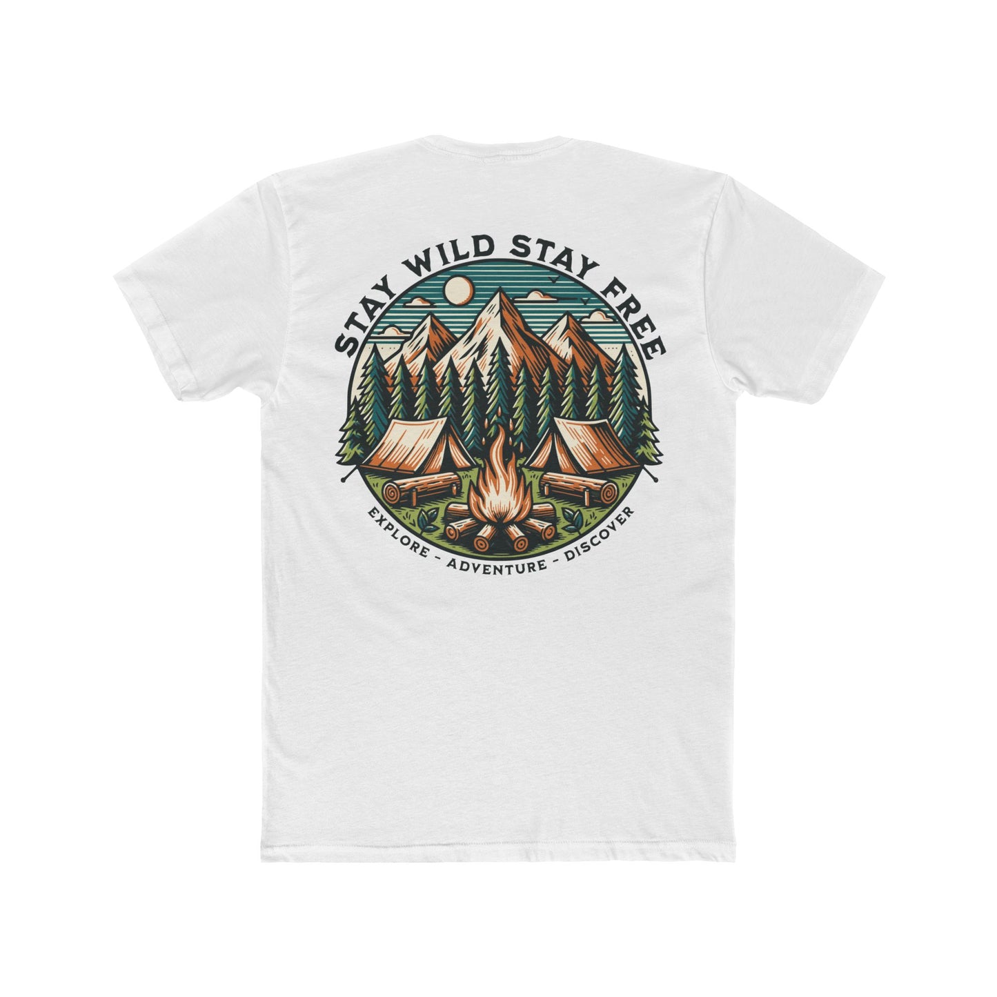 "Stay Wild Stay Free" Cotton Everyday Tee