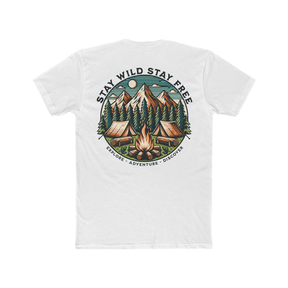 "Stay Wild Stay Free" Cotton Everyday Tee