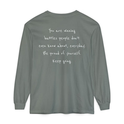 "You Are Winning" Cotton Long Sleeve Shirt