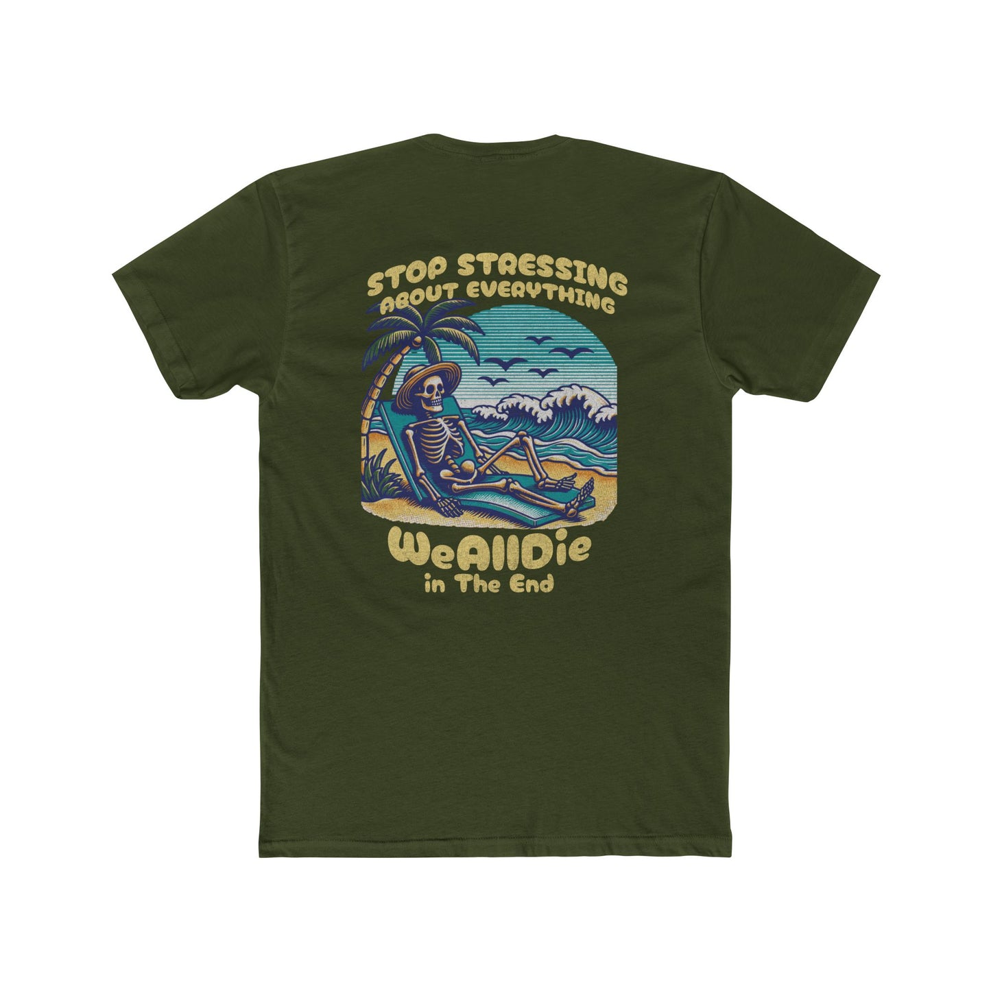 "Stop Stressing" Graphic Everyday Tee